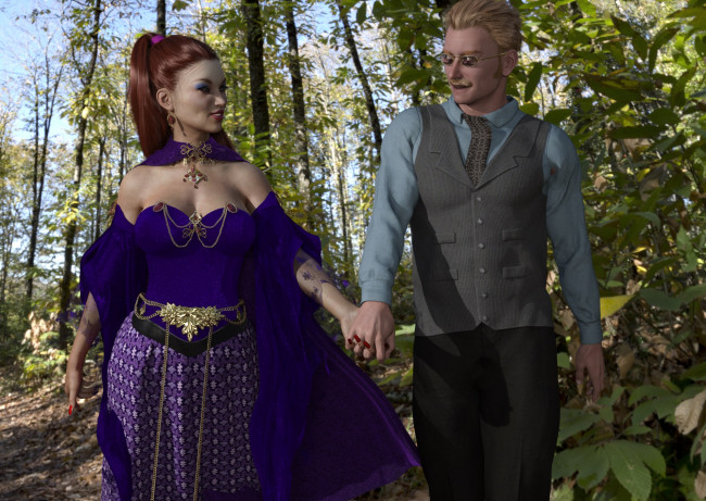 Обои картинки фото 3д графика, романтика , romantics, фон, взгляд, девушка