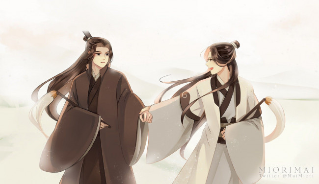 Обои картинки фото аниме, mo dao zu shi, the, untamed, неукротимый, повелитель, чэньцин, мосян, тунсю, mo, dao, zu, shi, магистр, дьявольского, культа