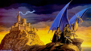 Картинка фэнтези драконы larry elmore