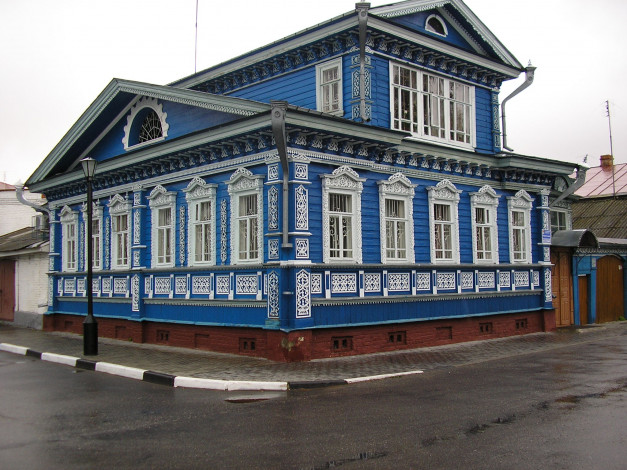 Обои картинки фото города, - здания,  дома, музей, терем, русского, самовара, достопримечательности, нижегородская, область, городец