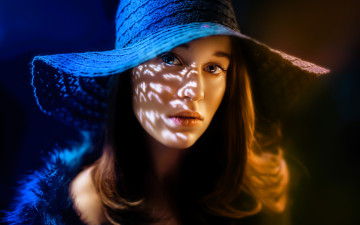 Картинка victoria+rein девушки -+лица +портреты шляпа лицо шатенка