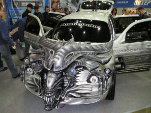 Картинка alien music car автомобили