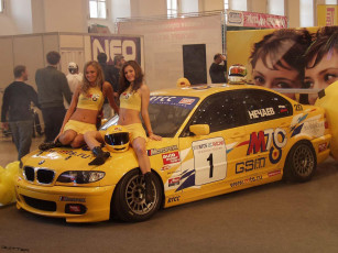 Картинка autotuning автомобили авто девушками