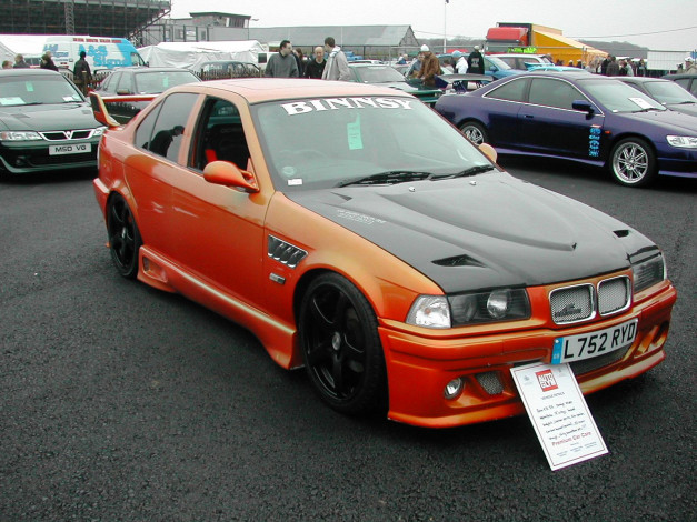 Обои картинки фото bmw, e36, tuning, автомобили