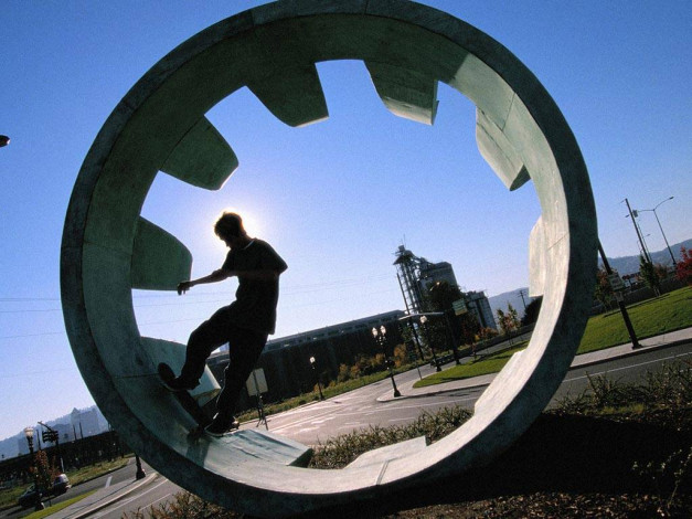 Обои картинки фото спорт, скейтборд