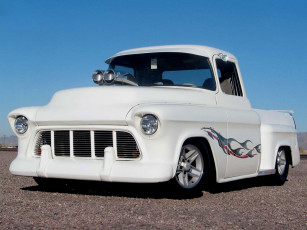 Картинка chevy 1956 автомобили custom pick up