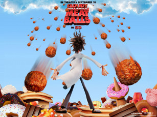 обоя cloudy, with, chance, of, meatballs, мультфильмы