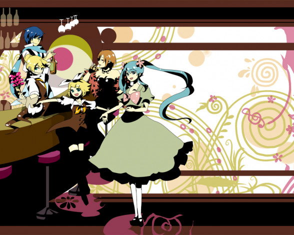 Обои картинки фото аниме, vocaloid
