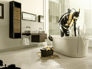 Картинка автор franz steiner мужчины unsort дайвер ванна