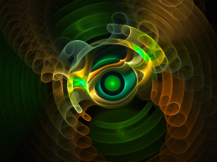 Картинка 3д графика fractal фракталы узор цвета