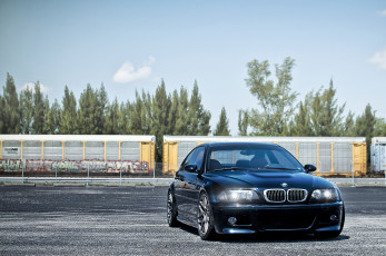 Картинка автомобили bmw dark blue m3 e46