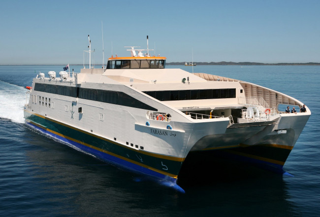 Обои картинки фото корабли, катамараны, тримараны, катамаран