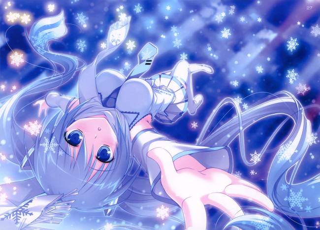 Обои картинки фото hatsune, miku, аниме, vocaloid