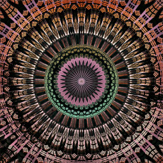 Картинка 3д графика fractal фракталы цвета фон узор