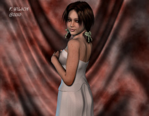 Картинка 3д графика people люди девушка