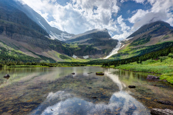 Картинка природа реки озера сша штат монтана