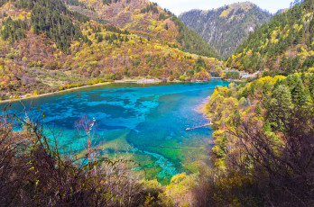 Картинка природа реки озера китай