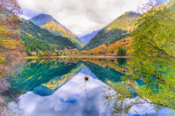 Картинка природа реки озера китай