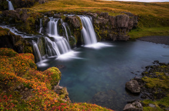 Картинка природа водопады исландия