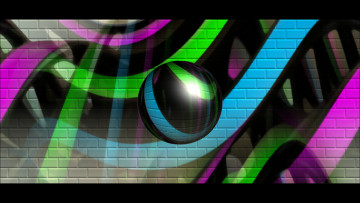 Картинка 3д графика fractal фракталы абстракция