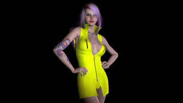 Картинка 3д графика people люди девушка