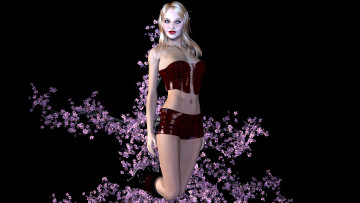 Картинка 3д графика people люди девушка