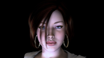 Картинка 3д графика portraits портрет девушка