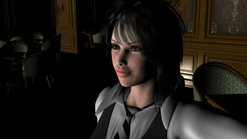 Картинка 3д графика portraits портрет девушка