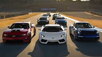 Картинка mixed автомобили разные вместе трасса