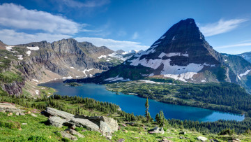 Картинка природа реки озера сша штат монтана