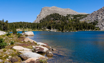 Картинка природа реки озера штат вайоминг сша