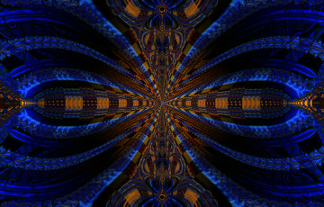 Картинка 3д графика fractal фракталы цвета фон узор