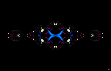 Картинка 3д графика fractal фракталы фон узор цвета