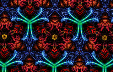 Картинка 3д графика fractal фракталы узор фон цвета