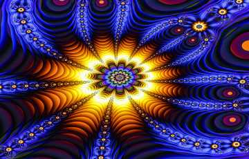 Картинка 3д графика fractal фракталы узор фон цвета