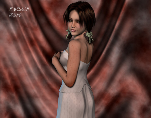 Обои картинки фото 3д, графика, people, люди, девушка