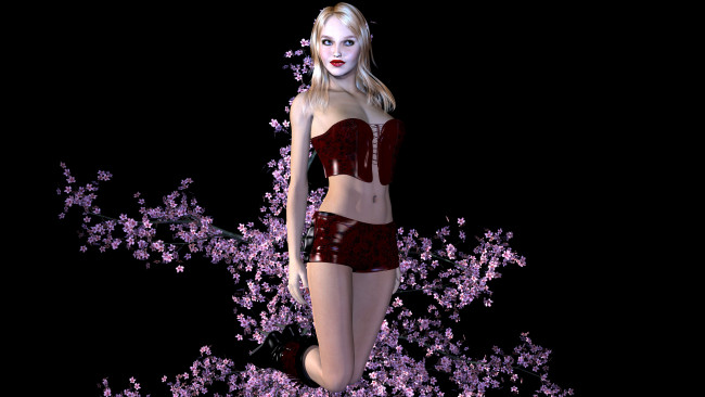 Обои картинки фото 3д, графика, people, люди, девушка