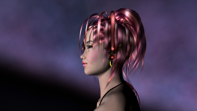Обои картинки фото 3д, графика, portraits, портрет, девушка