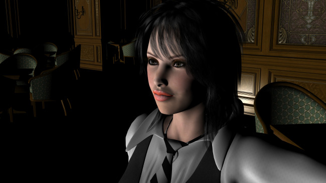 Обои картинки фото 3д, графика, portraits, портрет, девушка