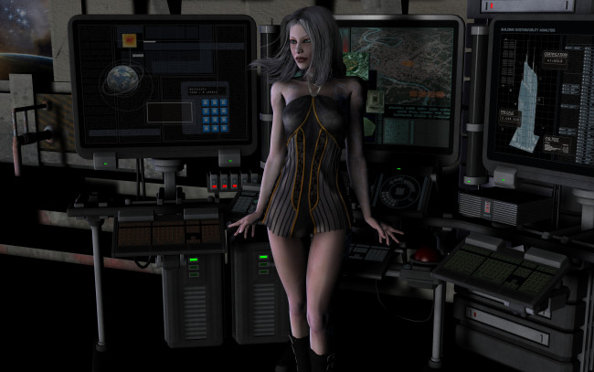 Обои картинки фото 3д, графика, people, люди, девушка