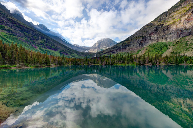 Обои картинки фото природа, реки, озера, штат, монтана, сша