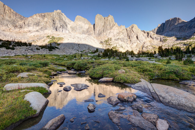 Обои картинки фото природа, реки, озера, сша, штат, вайоминг