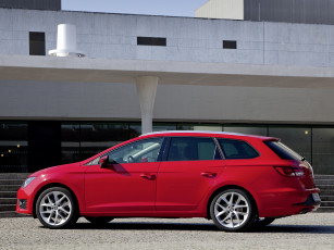 Картинка автомобили seat красный 2012 leon