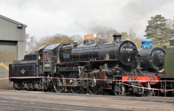 Картинка техника паровозы рельсы железная дорога