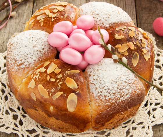 Обои картинки фото праздничные, пасха, кулич