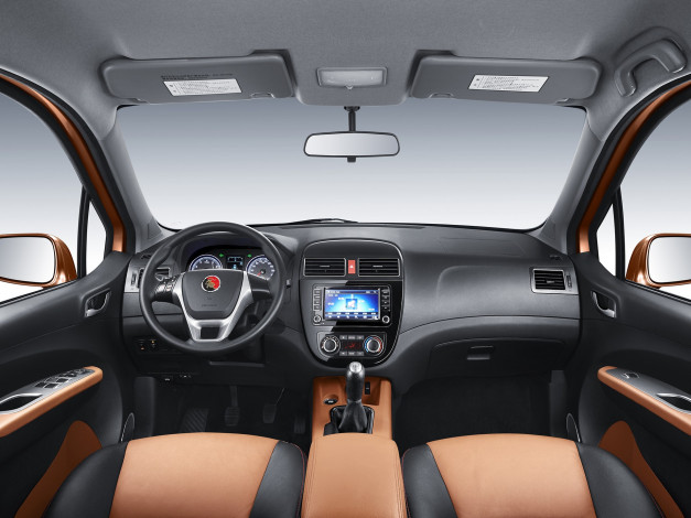 Обои картинки фото автомобили, спидометры, торпедо, 2013, dongfeng, jingyi, x5