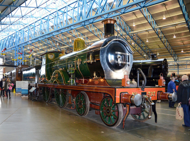 Обои картинки фото техника, паровозы, экспонат, паровоз, музей