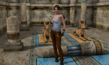 Картинка 3д+графика фантазия+ fantasy взгляд лук фон девушка