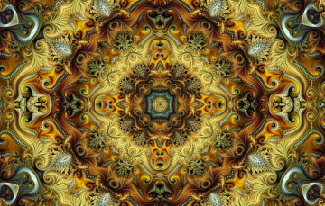 Картинка 3д+графика фракталы+ fractal фон цвета узор