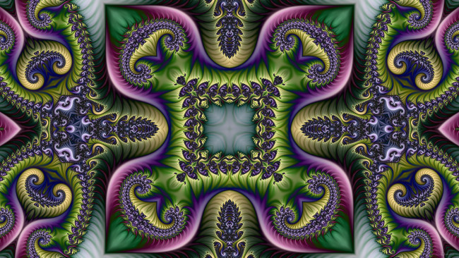 Обои картинки фото 3д графика, фракталы , fractal, цвета, фон, узор